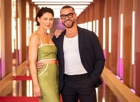 Love Is Blind duo Emma and Matt Willis pose for half